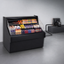 Thumbnail image #3 for Howard-McCray Ovation Series 75-Inch Curved Open-Air Remote Refrigerated Merchandiser with LED Lighting, 44-Inch High, Black