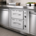 Thumbnail image #3 for Wells RWN-26 Built-In Narrow Two-Drawer Food Warming Drawer