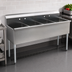 Thumbnail image #3 for Eagle Group Four-Compartment Utility Sink, No Drainboards, 73-3/8