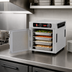 Thumbnail image #4 for Metro HotBlox Narrow 4-Pan Countertop Insulated Holding Cabinet, Solid Door, Analog Controls