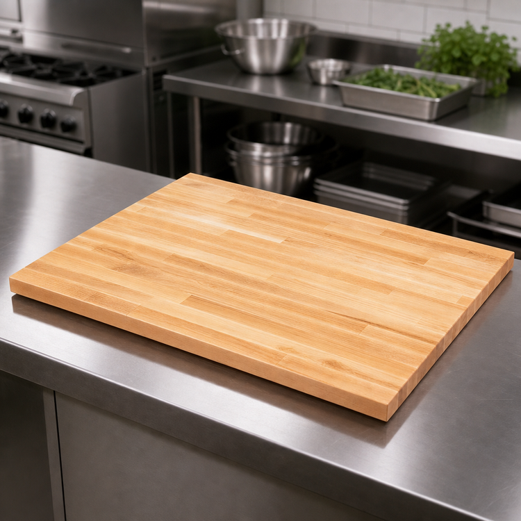 Product image #3 for Boos Block Kitchen Countertop, 36 x 32 x 1.5 Inch, Blended Rails, Edge Grain Maple, Oil Finish