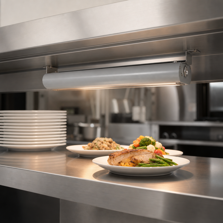 Product image #3 for Vollrath 72-Inch Low Profile Unlighted Strip Heat Lamp