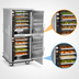 Thumbnail image #3 for FWE UHS-5-5 Mobile Split-Cavity Humidified Heated Holding Cabinet