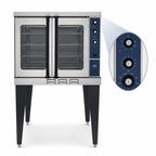 Thumbnail image #3 for Duke Manufacturing 613Q-E3XX Electric Single-Deck Deep-Depth Convection Oven, 6 Full-Size Pan Capacity, Porcelain Interior, Solid-State Controls