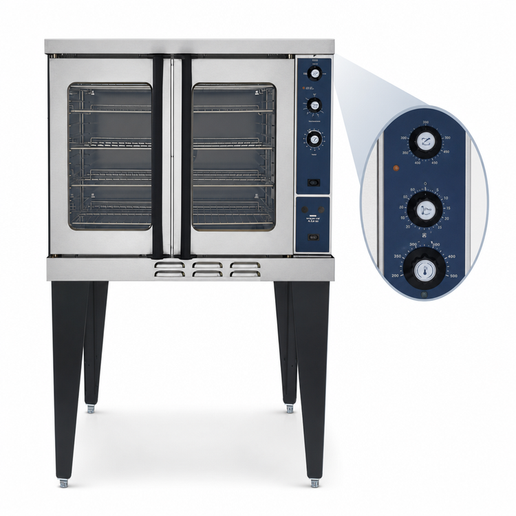 Product image #3 for Duke 613Q-E3XX Single Deck Deep Depth Electric Convection Oven