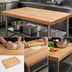 Thumbnail image #3 for John Boos Edge Grain Laminated Northern Hard Rock Maple Work Table Top, 60 x 30 x 1-1/2 Inch