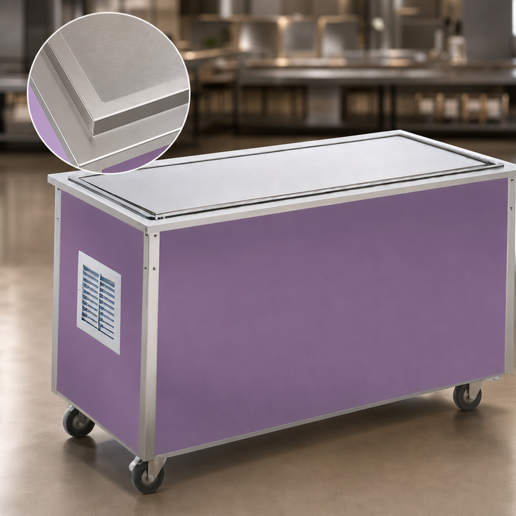 Product image #3 for Vollrath 4-Series Signature Server Frost Top Station with Enclosed Base, 60-Inch W x 28-Inch D x 34-Inch H