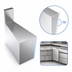 Thumbnail image #3 for Krowne Royal Series 15° Front Corner Underbar Angle Filler, 19-Inch Front-to-Back, Stainless Steel