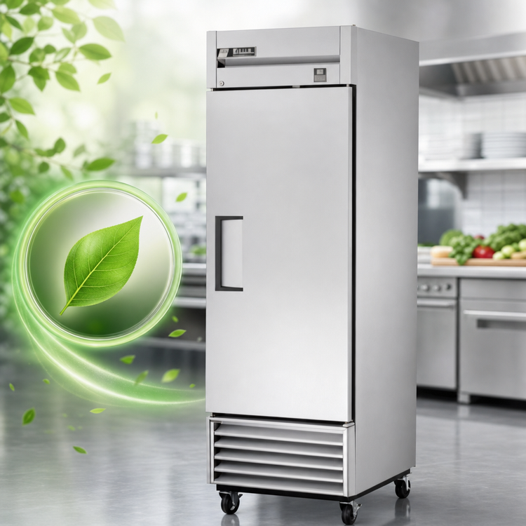 Product image #3 for True TS-23-HC One-Section Reach-In Refrigerator with Solid Stainless Steel Door
