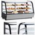 Thumbnail image #3 for Omcan 48-Inch Countertop Full-Service Refrigerated Display Case with Curved Glass Front, 7.13 Cu. Ft.