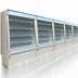 Thumbnail image #3 for Howard-McCray 35E Series Dairy Open Merchandiser, 147-Inch Remote Refrigeration Case, Stainless Steel, LED Lighting, Sloped Endless Design