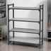 Thumbnail image #3 for Cambro Camshelving Basics Plus 4-Shelf Solid and Vented Polymer Shelving Kit, 21 x 48 Inches, Brushed Graphite
