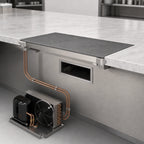 Thumbnail image #3 for Hatco HCSSBX-3018 Built-In Flush Hot/Cold Shelf, Simulated Stone, Electronic Controls, Remote Refrigeration, 30" x 18" Surface