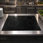 Thumbnail image #3 for Summit Commercial SINC4B301B 30-Inch 4-Zone Commercial Drop-In Induction Cooktop, Black Glass, Digital Touch Controls
