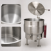 Thumbnail image #3 for Crown EL-30 30 Gallon Electric Stationary Steam Kettle with 2/3 Jacket