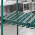 Thumbnail image #3 for Eagle Group QuadPlus 54 x 18 Inch Louvered Green Polymer Shelf Mat with Quad-Adjust Frame