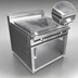 Thumbnail image #3 for Titan Heavy Duty 48-Inch Gas Plancha Top Range with Cabinet Base and Island Style Plate