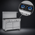 Thumbnail image #3 for Southbend Ultimate 48-Inch Gas Restaurant Range with 2 Open Burners, 36-Inch Charbroiler, Standard Oven, Cabinet Base and Wavy Grates
