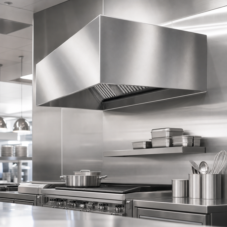 Product image #3 for SpecAir HEIA96-60 60-Inch Wall Type Make-Up Air Exhaust Hood