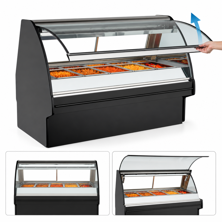Curved Lift-Up Front Glass