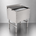 Thumbnail image #3 for John Boos Slim-Line 24-Inch Underbar Ice Bin/Cocktail Unit with 2-Piece Sliding Lid