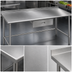 Thumbnail image #3 for Eagle Deluxe Series Stainless Steel Work Table with Rear Upturn, 120 Inches W x 36 Inches D