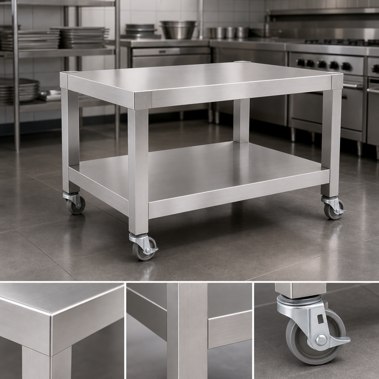Product image #3 for Garland Heavy-Duty Stainless Steel Equipment Stand for 36-Inch Counter Models with Legs