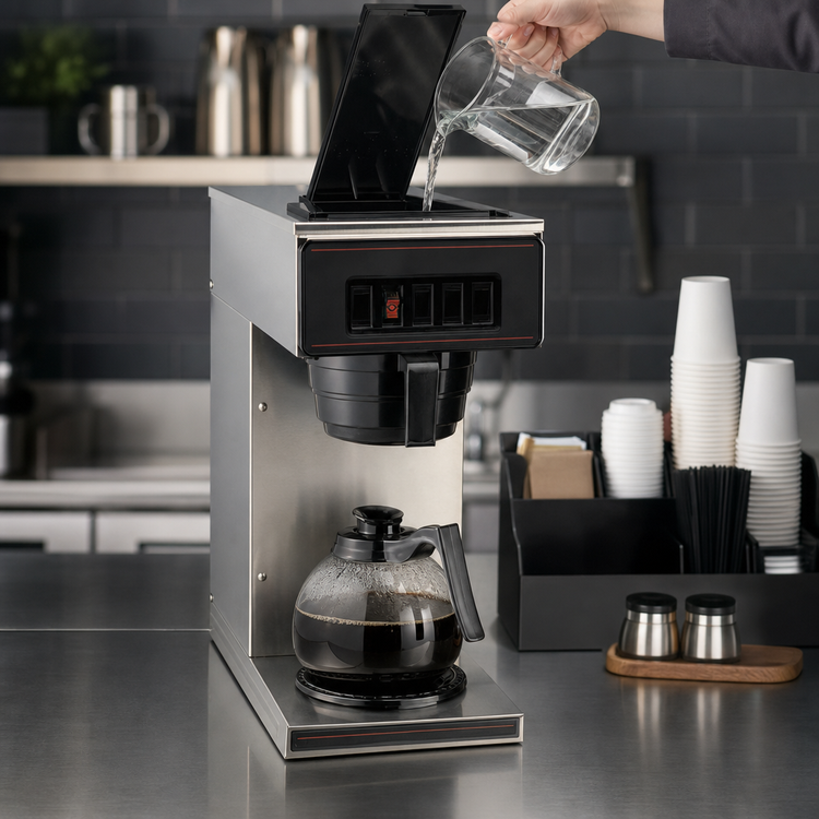 Product image #3 for BUNN VP17-1 SST Pourover Commercial Drip Coffee Brewer with 1 Lower Warmer