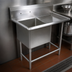 Thumbnail image #3 for John Boos Pro-Bowl 1-Compartment Stainless Steel Sink with Right Drainboard