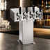 Thumbnail image #3 for Perlick 4006-3BTF2 Extra High 3-Faucet Countertop Glycol-Cooled Tee Draft Beer Tower, Tarnish-Free Brass