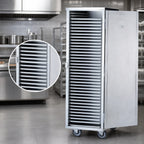 Thumbnail image #3 for Dinex DXP941 Standard Non-Insulated Aluminum Transport Cabinet, 41-Pan Capacity, 18 x 26-Inch Pans, Solid Door