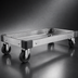 Thumbnail image #3 for Metro 48 Inch x 21 Inch Stainless Steel Made-to-Order Truck Dolly Frame with Corner Bumpers