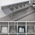 Thumbnail image #3 for John Boos Pro-Bowl 4-Compartment Commercial Sink with Dual 24-Inch Drainboards and 20-Inch x 20-Inch Bowls
