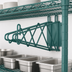 Thumbnail image #3 for Advance Tabco Special Value Series 18-Inch Double Mount Wire Shelving Wall Bracket, Green Epoxy Coated