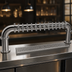 Thumbnail image #3 for Glastender Pipe Pass-Thru Countertop Air-Cooled Draft Dispensing Tower with 14 Stainless Steel Faucets