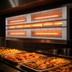 Thumbnail image #3 for Hatco Glo-Ray 30-Inch Maximum-Watt Dual Unlighted Infrared Strip Heater, Aluminum, 6-Inch Spacer