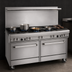 Thumbnail image #3 for 60-Inch Gas Restaurant Range with 6 Burners, 24-Inch Charbroiler, Standard Oven and Convection Oven