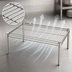 Thumbnail image #3 for Metro Super Erecta P1830NS Stainless Steel Open-Wire Dunnage Rack Platform, 30 x 18 x 14.5 Inches