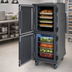 Thumbnail image #4 for Cambro Pro Cart Ultra Electric Hot/Cold Insulated Holding and Transport Cabinet, 2-Compartment, Front-Loading