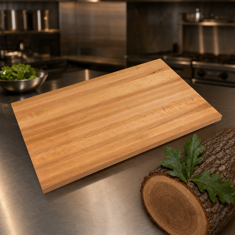 Product image #3 for John Boos Appalachian Edge Grain Oak Island Countertop with Varnique Finish, 84" x 38" x 1-1/2" Thick