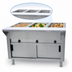 Thumbnail image #3 for Advance Tabco Triumph (Supreme) 47-1/8 Inch Electric Hot Food Table with 3 Sealed Wells, Enclosed Base, and Cutting Board