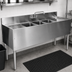 Thumbnail image #3 for CHOICE by Glastender Four-Compartment Stainless Steel Underbar Sink Unit, 84 Inch W x 19 Inch D, with Dual Drainboards