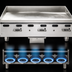Thumbnail image #4 for Vulcan 60-Inch Heavy-Duty Manual Control Countertop Gas Griddle