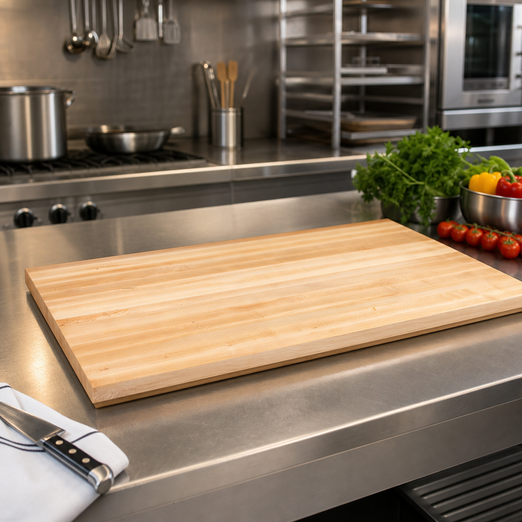 Product image #3 for Boos Block by John Boos Northern Hard Rock Maple Edge Grain Kitchen Countertop, 132 x 42 x 1-1/2 Inch, Oil Finish