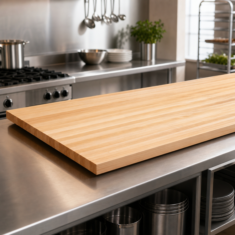Product image #3 for Boos Block KCT12030-O Northern Hard Rock Maple Edge Grain Kitchen Countertop, 120 x 30 x 1-1/2 Inch, Penetrating Oil Finish