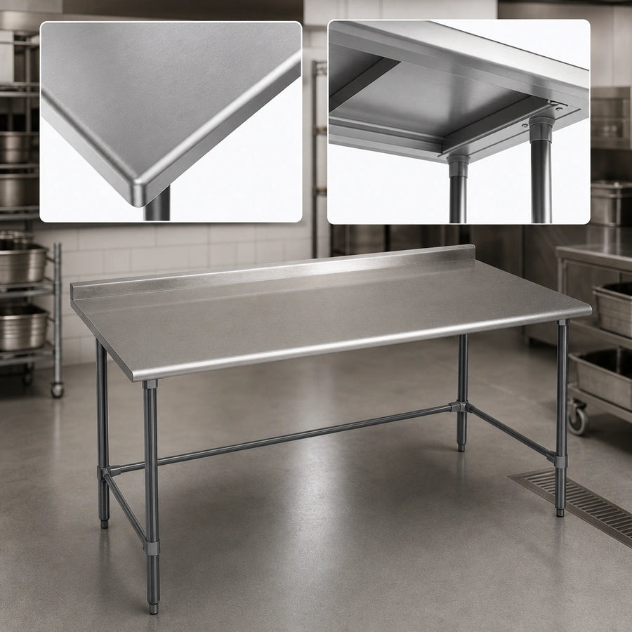 Reinforced Stainless Steel Top