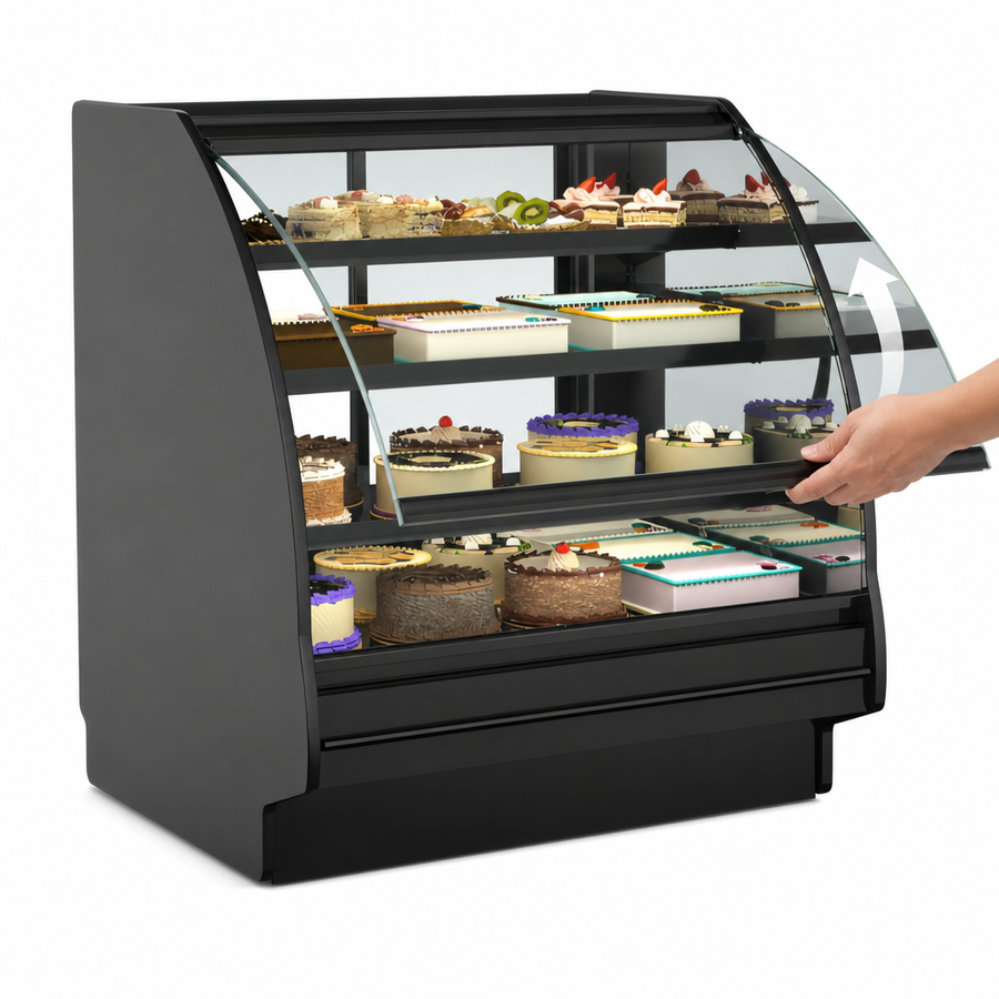 Curved Lift-Up Front Glass
