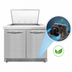 Thumbnail image #3 for Continental Refrigerator D36N12M-FB Designer Line 36