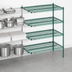Thumbnail image #4 for Metro Super Erecta Add-On Wire Shelving Unit, 36W x 18D x 74H, 5 Shelves, Metroseal 3 Epoxy-Coated