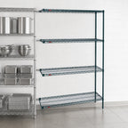 Thumbnail image #3 for Metro Super Erecta AN326K3 Add-On Wire Shelving Unit, 30 x 18 x 63 Inches, 4 Shelves, Metroseal 3 Epoxy Finish